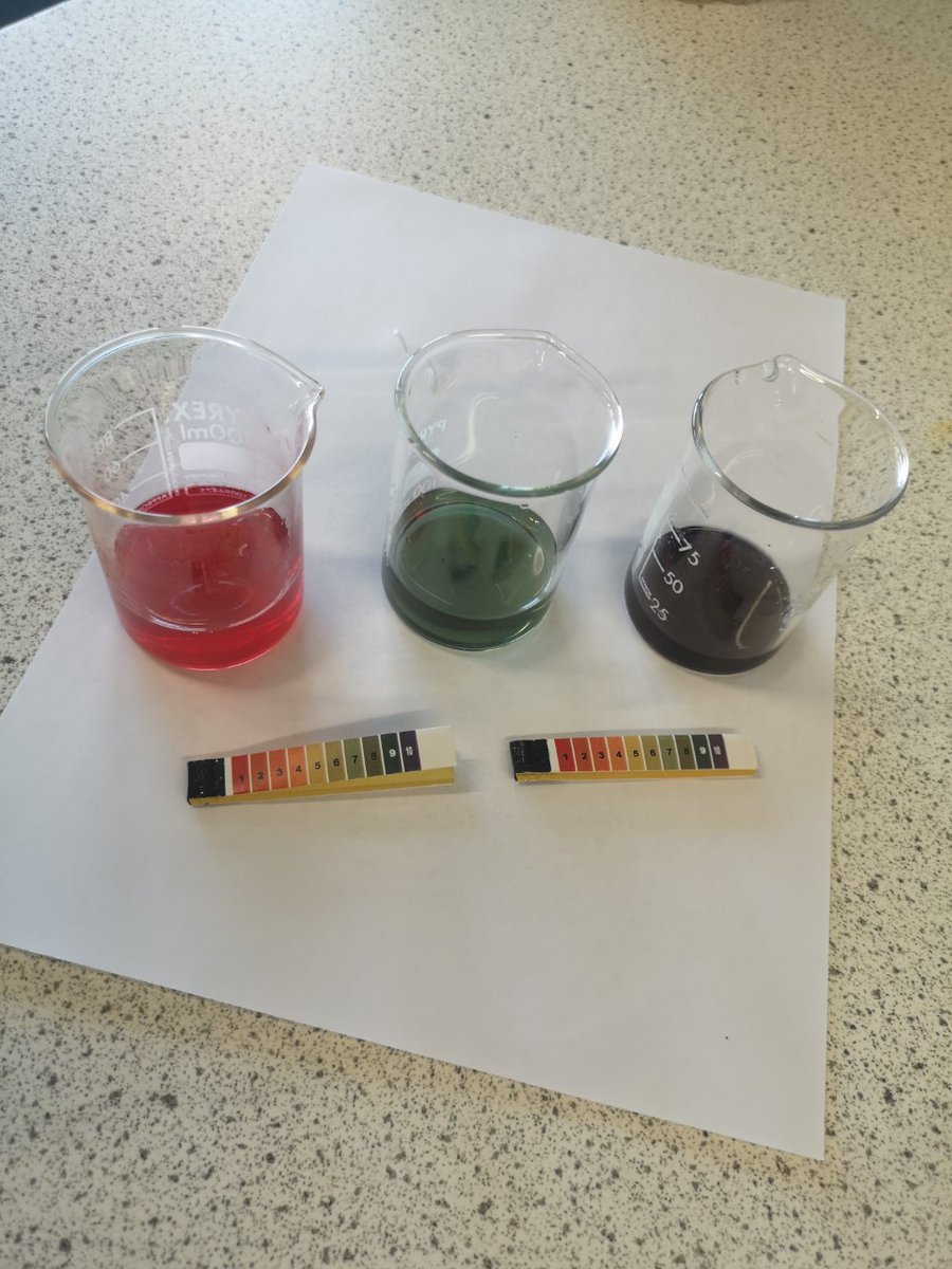 PenkfordSchool's tweet photo. Yr10 GCSE #Science topic -'Acids & Alkalis' - #pHscale & #neutralisation reactions. Pupils used the recent weather as an opportunity to test the pH of rainwater around pH5.5 slightly acidic due to the presence of dissolved gases like CO2 from our atmosphere #practicalapplication https://t.co/kLLsS9rSAm