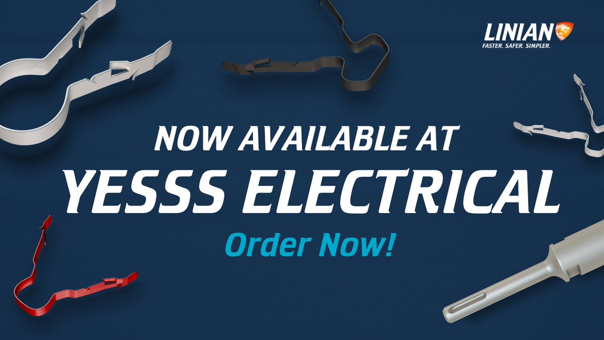 LINIANFireClip's tweet photo. NEW STOCKIST(S) ALERT!!
LINIAN is now stocked in @YESSSElectrical!
Find our stock profile and displays in YESSS Lewisham, Burnley, Warrington, Preston, Basingstoke, Christchurch, Andover, Poole, Leicester, and Newbury... :)
#LINIANstockist #StockistShoutout #yessselectrical https://t.co/0zJSu0t03M