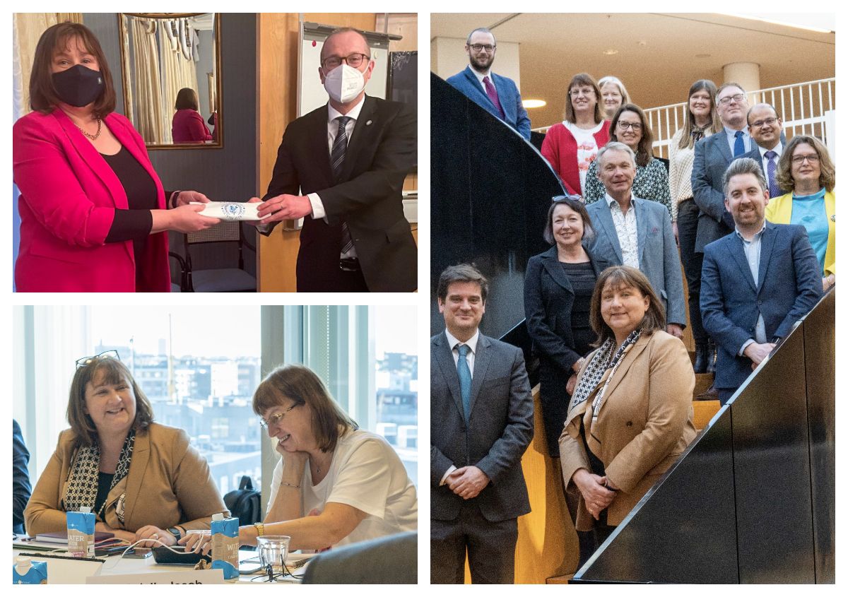 📍 Disability inclusion, digital health, assistive technologies, young people’s mental health, multidisciplinary teams &amp; future workforce planning #TransformingLives through Sláintecare
📍 €10M humanitarian aid from Ireland for 🇺🇦
Building collaboration with <a href="/AnneRabbitte/">Anne Rabbitte</a> &amp;team