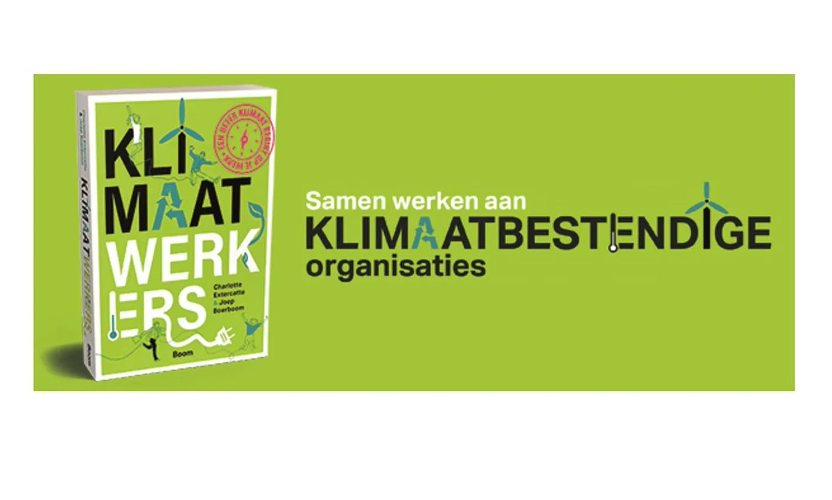 Vanaf 2023 zijn grote Europese bedrijven wettelijk verplicht om zichtbaar werk te maken van duurzaamheid. Voor alle organisaties die zich hierop willen voorbereiden schreven Charlotte Extercatte en Joep Boerboom het boek Klimaatwerkers. duurzaam-ondernemen.nl/maak-van-medew… via @DuurzOndern