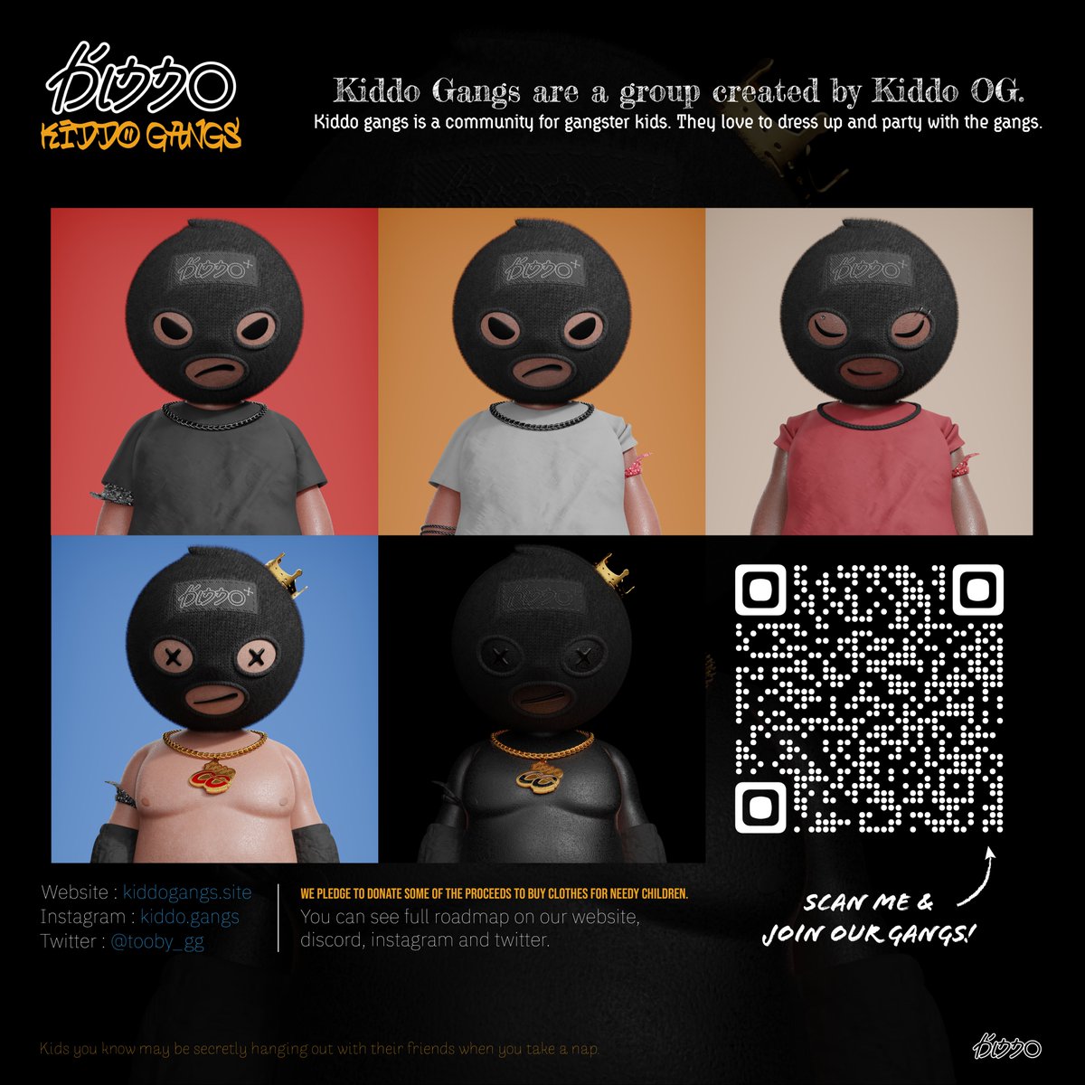 tooby_gg's tweet photo. Hey gangs! HBU?
Today, We will tell you that in a few days we will inform the release date for the first 10 pieces. #kiddogangs 💥🎉🍼

Join our gang here 👇👇
https://t.co/JaLMAAlYdA

#NFT #NFTCommunity #NFTTHAILAND https://t.co/sHvcNdVCuo