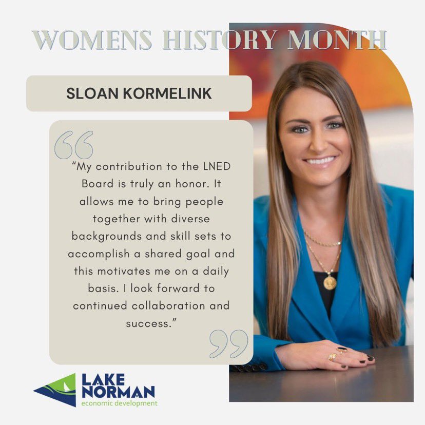 March is #WomensHistoryMonth and LNED is highlighting the strong women on its Board of Directors. 

Up first, Sloan Kormelink, Vice President of Business Development for @Edifice_inc General Contractors and LNED's incoming Board Chair.