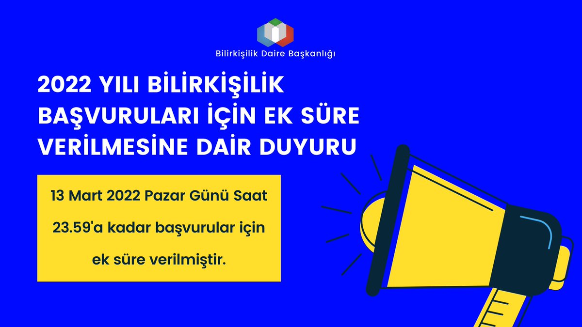 bilirkisilikdb's tweet photo. 2022 Yılı bilirkişilik başvuruları için ek süre verilmiştir. https://t.co/ykDUelwhUy https://t.co/QMUQLfWWLP