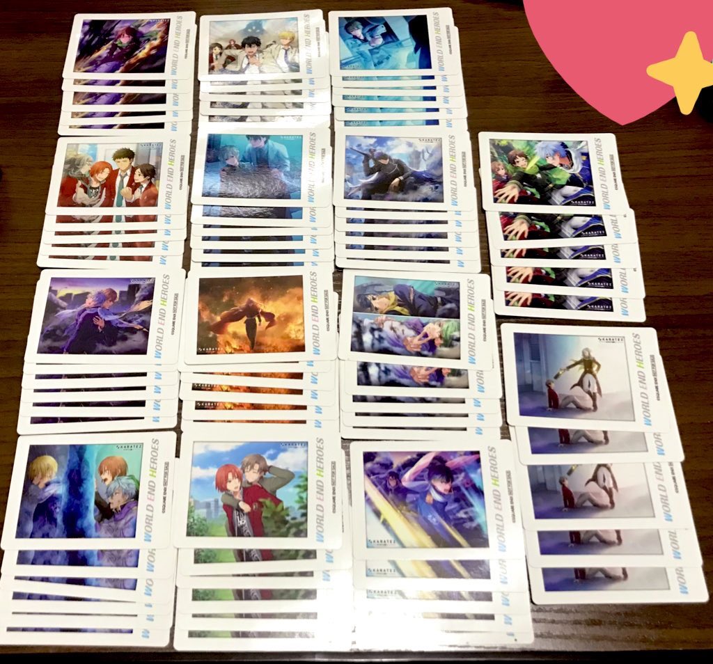 aoi1031's tweet photo. 【ワヒロ ワールドエンドヒーローズ カラ鉄 交換 譲渡】

譲…画像1～3
求…ゆらゆらアクスタ矢後(所持済みですが複数募集しています)、定価(チェキは1枚200円)＋送料

申し訳ありませんがまとめて優先、郵送のみ
お返事に時間がかかってしまう可能性があります。

お気軽にお願い致します https://t.co/vUuyBdlhAe