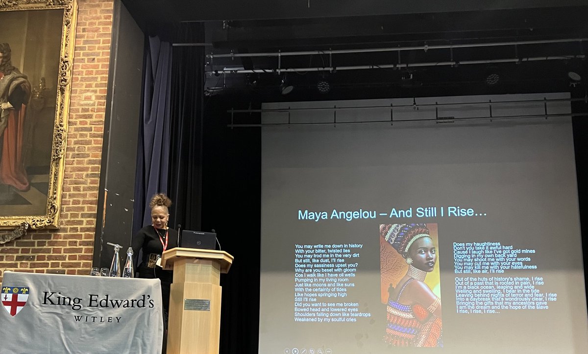 KESWitley's tweet photo. Yesterday, we were honoured to welcome Old Witleian Stella Dadzie to the School, where she gave a powerful presentation to our pupils in celebration of International Women’s Day. Read more here: https://t.co/V3eoPJijL8 https://t.co/pXQoDvFGXg