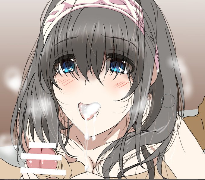 R-18
文香さんのお口に…作業中 