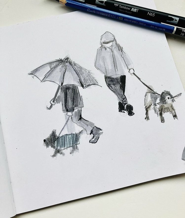 AnneMarieRickus's tweet photo. @invdr A few examples of some loose, charcoal drawings from my sketchbook……. https://t.co/n7Q8pjRmes