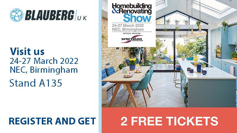 👍#BlaubergUK will be exhibiting at #Homebuilding&Renovating Show taking place at The NEC, Birmingham on 24-27th March.

Register on the link below and get free tickets 👇
ow.ly/lgKK50I6M8p

#kbb #kbb2022 #UKCW #concreteexpo #concrete #cement #builders #industry