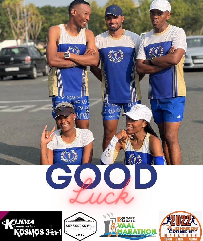 ChillieRunners's tweet photo. All of the very best to every Chillie member who will be running this weekend!
🌶 #kosmos3in1
🌶 #surrenderhillmarathon
🌶 #capegatevaalmarathon
🌶 #johnsoncranemarathon
Don’t sweat the small stuff, give it your all!Niyababa🌶
#LifestyleChoices
#ChillieRunners
#WeRunThisKhawntri https://t.co/yd3q9enjcE