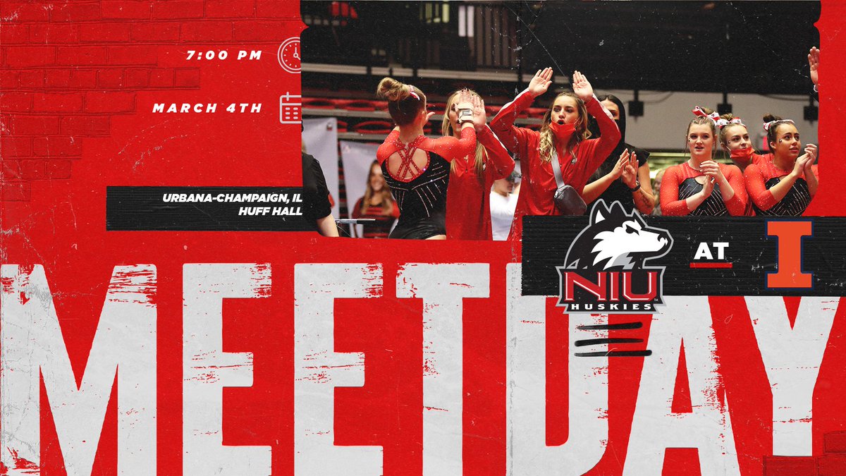 Niugymnastics's tweet image. ITS MEET DAY!

🆚: @IlliniWGym @CMUGymnastics @BroncoSportsGYM
🕕: 7:00 PM
📍: Urbana-Champaign, IL
📈: sidearmstats.com/illinois/wgym/…

#PackAttack🐾