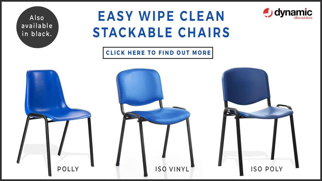 dynamicseating's tweet photo. With a wide target audience ranging from the medical sector, to schools, breakout areas and conferences – The ISO and Polly visitor and conference stackable ranges are extremely popular with our trade customers.
#Easywipecleanchairs #stackablechairs #strictlywhilestockslast https://t.co/9OEli8imV7