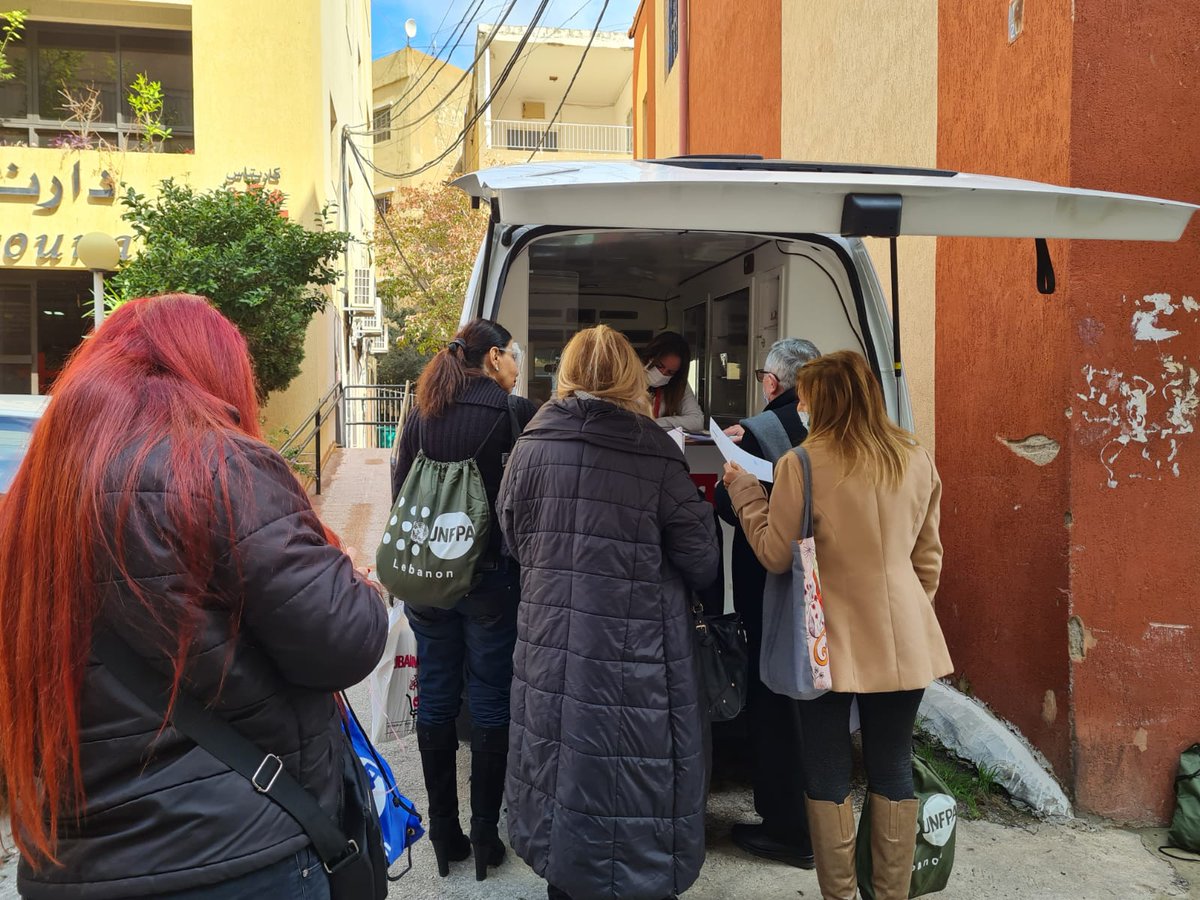 Caritaslb's tweet photo. Caritas Lebanon in partnership with @UNFPALebanon organized a #FreeMedicalDay in #FurnElChebbak under the framework of supporting sexual and reproductive health. Many residents from the area benefitted from various free medical services. https://t.co/LYLm0khTOJ