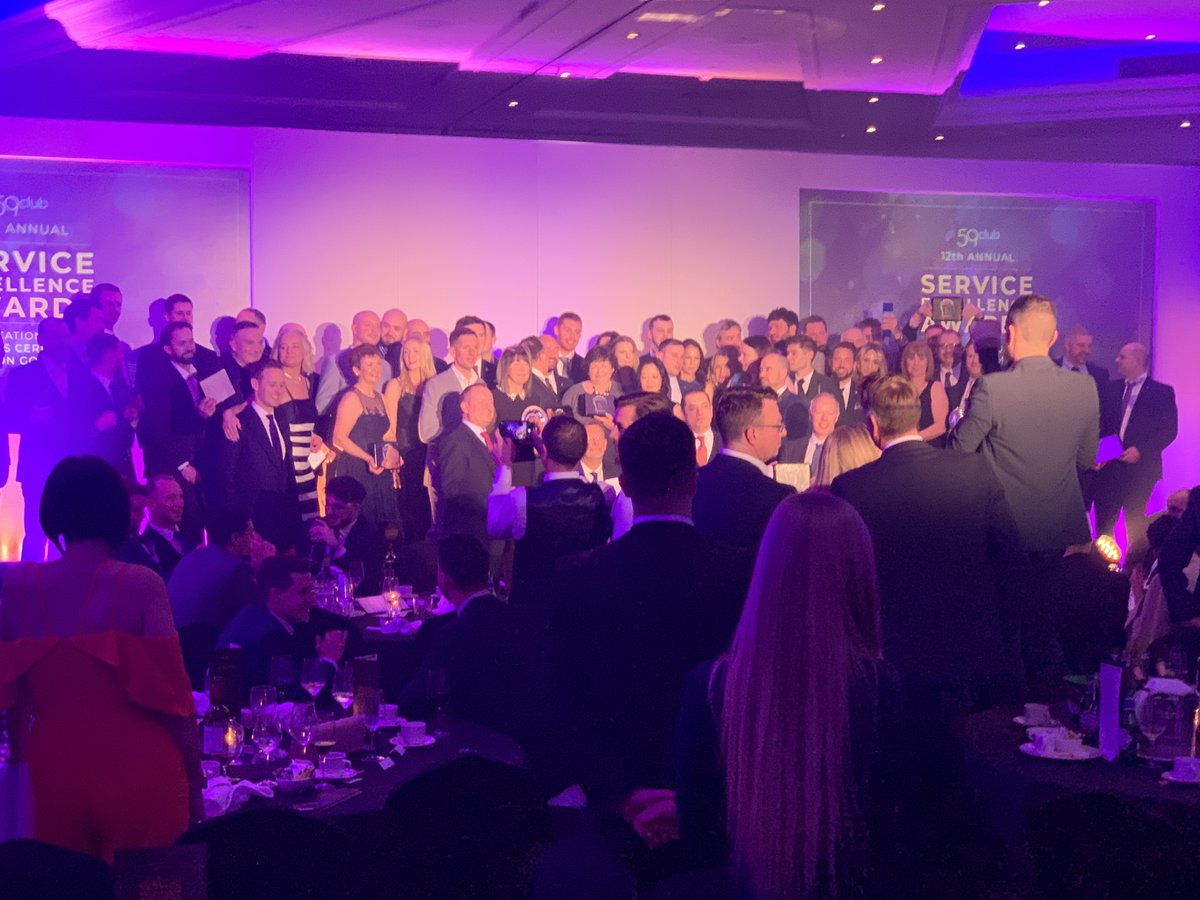 Congratulations to all Award Winners at the <a href="/59clubuk/">59clubuk</a> Service Excellence Awards last night. It was great to see so many intelligentgolf customers nominated and winning awards. 🏆⛳#golf #awards #59club