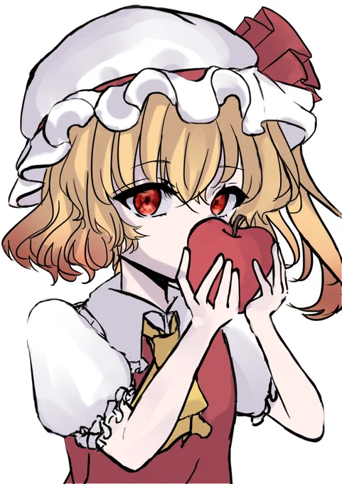 フランちゃん下書き。こっから厚塗り挑戦する。#東方Project  #東方イラスト #イラスト好きな人と繋がりたい 