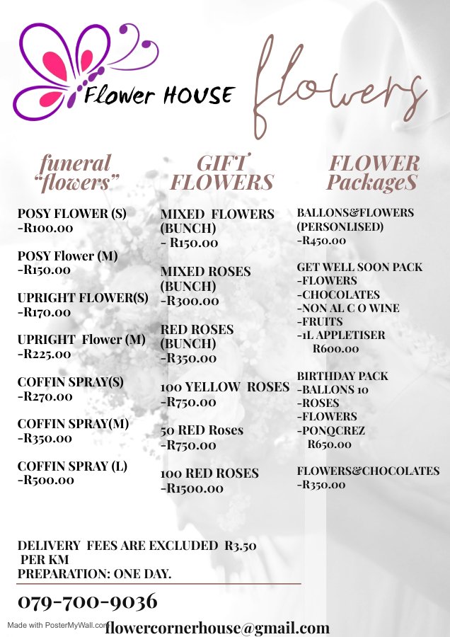 House of flowers tweet media