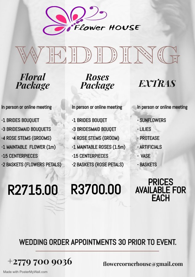 House of flowers tweet media