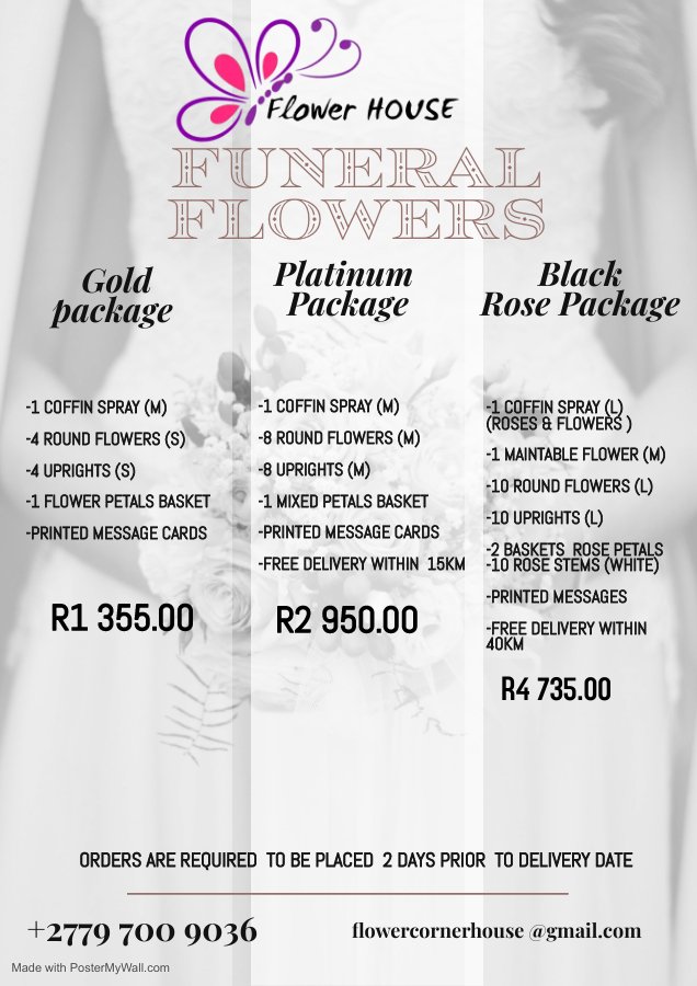 House of flowers tweet media