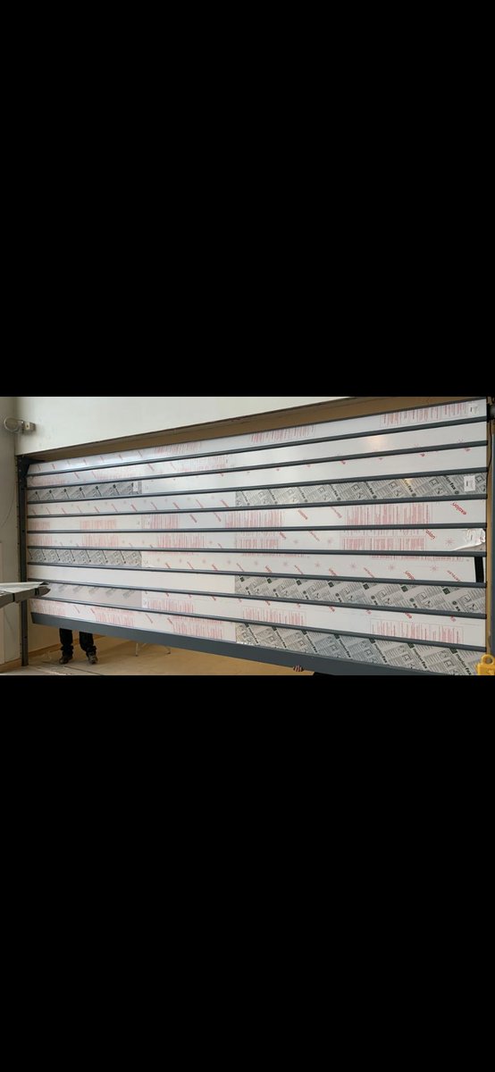 dp_Doors's tweet photo. Recent installation of a #PolyCarbonate #RollerShutter supplied and fitted on a very busy train station! Images before client finished with their sign.
Please give our dedicated sales team a call on 0114 2889464 for all your #IndustrialDoor needs.
#RollerShutter #EntranceDoor https://t.co/pCmfBgNSog