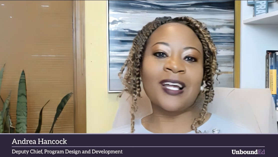 RBobinchuck's tweet photo. What an amazing #UnboundEdVirtualSummit!🙌 Thank you to @RoKnowsMath and @MrsAndreaH1922 for delivering us a powerful keynote.🙏 How do #UnconsciousBiases impact instruction?

#5Charges #GLEAM #BIPOC #KnowBetterDoBetter #BeTheChange #Equity #JusticeInTheDetails #EdLeadership https://t.co/vkmtO6mp1Z