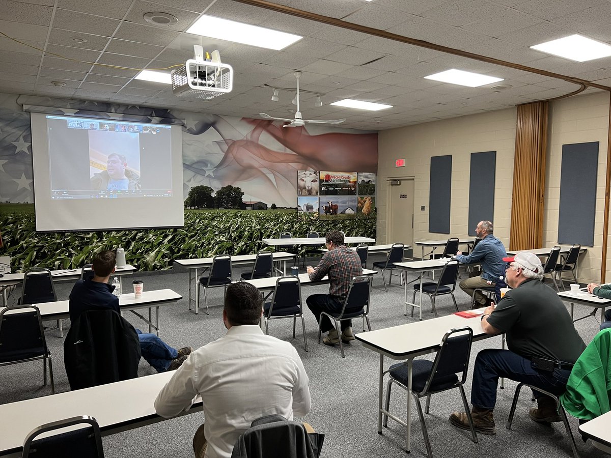 Macon_CFB's tweet photo. Awesome conversation w/ producers in the Ukraine this morning!  Thank you @DawnEquipment for the opportunity for allowing us to join in! https://t.co/xK9qpw2yyo