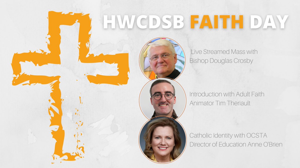 HWCDSB's tweet photo. Today we celebrate Faith Day with our staff.  We begin with an opening mass streamed from @StPatsHamilton with @Bishop_Crosby presiding: https://t.co/jvchUzQTnA

Be sure to follow along using #HWCDSBFaithDay. https://t.co/W77zkJRtck