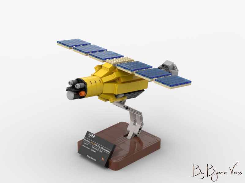 MocDesign2022's tweet image. This is the model of the Japanese Space Agency JAXA X-ray satellite Hitomi. 

#JAXA #LEGO #LegoSpace #LegoIdeas #legostarwarstheskywalkersaga #Brickdesign
