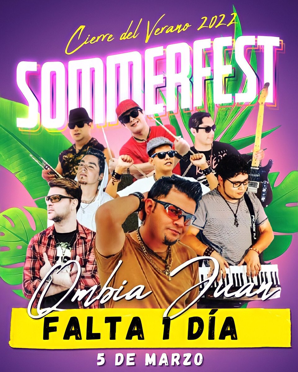 ¡MAÑANA BAILAMOS Y CANTAMOS DE LA MANO DE QMBIA JUAN! 👀😮🤩🥳💃🏼

Y vos ¿Ya tenes tu ENTRADA? ⚠️ 

#scda2022 
#sommerfest2022 
#cierredelverano 
#qmbiajuan 
#clubalemándeobligado 
#obligado 
#itapúa 
#paraguay🇵🇾