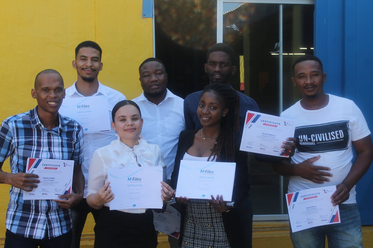 TDW_NAM's tweet photo. Congratulations to the second group of attendees (2022) who have successfully completed their TDW Brainery Academy programme today. We wish you all the best in your future endeavours.
#TDW_NAM #TDW #tdw #M_Files #mfiles #innovation #solutions #quality #TDWBraineryAcademy https://t.co/YUwUECecTc