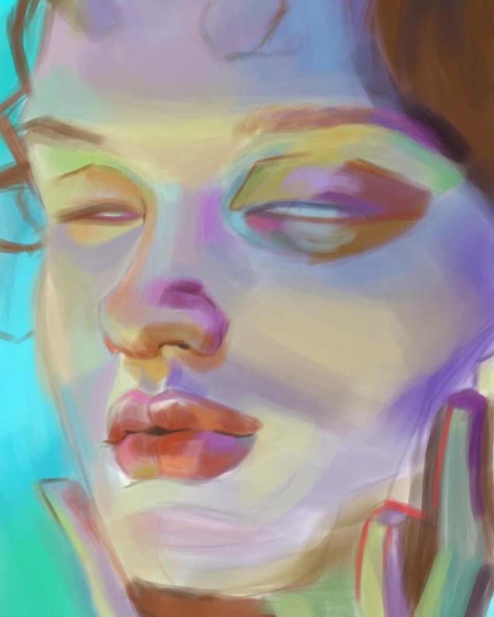yumi_vu's tweet photo. #digitalart #digitalpainting #color #portraitpainting https://t.co/AIydfll74D