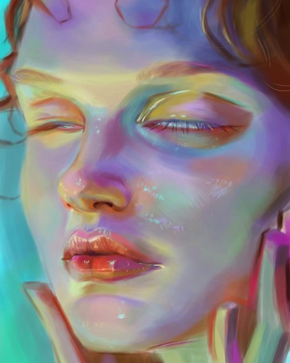 yumi_vu's tweet photo. #digitalart #digitalpainting #color #portraitpainting https://t.co/AIydfll74D