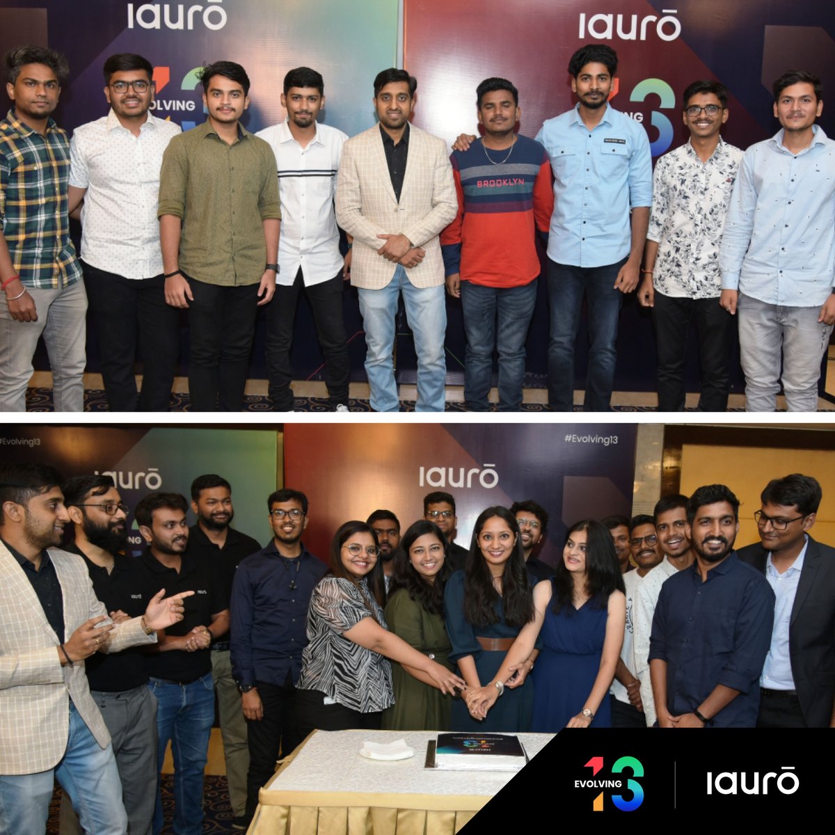 iauro's tweet photo. [2/2] A day is not enough to say thank you for your endless efforts &amp; hard work. We are thankful to our entire team for their continued commitment and passion. 

#employeeappreciationday #workfam #gratefulforyou #teamgoals #evolving13 #celebrating13years #iauroturning13 https://t.co/DmvBPaHNKS