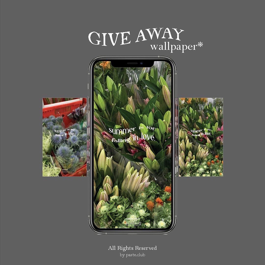 ㋛ GIVE AWAY !!!
*** retweet before download 

♡︎summer is for falling in love♡︎

แวะมาgive away กันอีกรอบแล้วค้าบ
สำหรับ phone wallpaper
free download only for personal use
(1080x1920 pixels)

🌞taken by pasteclub
🌷at flower market bangkok 

All Rights Reserved
#Giveaway
