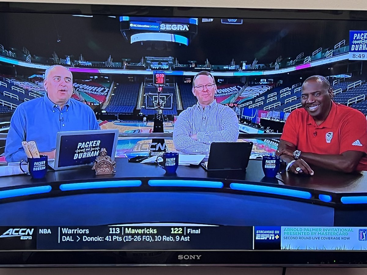Tune in to <a href="/accnetwork/">ACC Network</a> NOW to see <a href="/PackErnieMyers/">Ernie Myers</a> on Packer &amp; Durham!