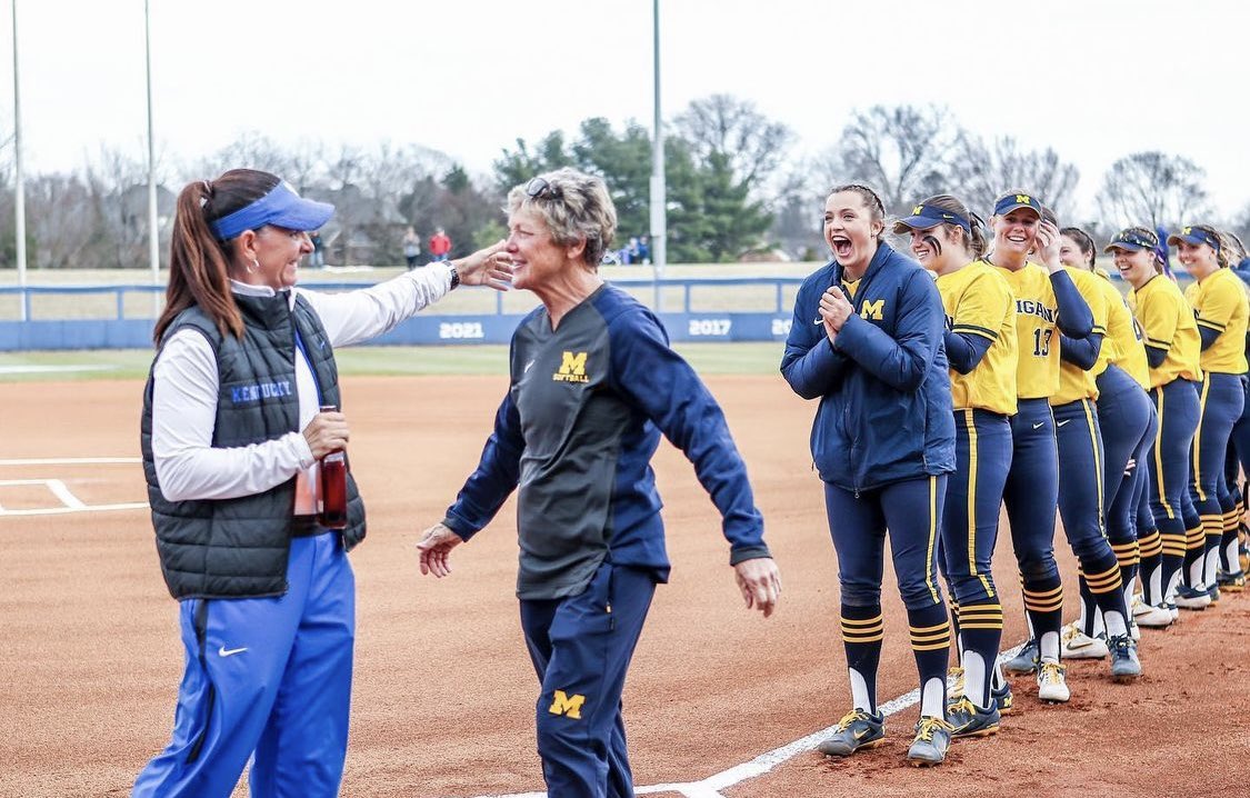 Blue By 90 on Twitter "In one of the coolest moves ever, Kentucky Softball honored Coach Hutch