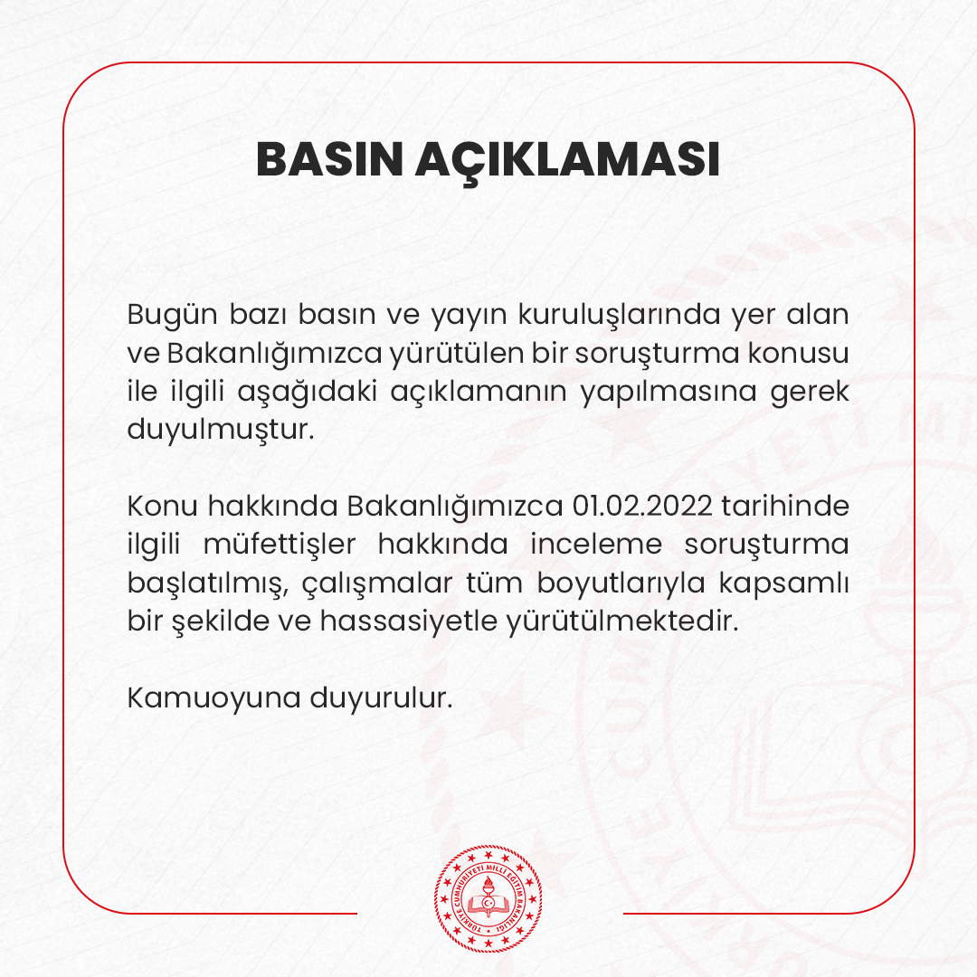 Basın Açıklaması

👉🏻meb.ai/JmDkMj