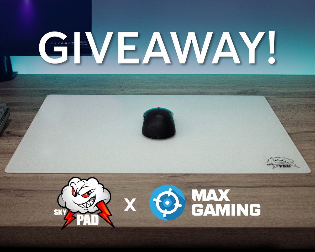 Giveaway with SkyPad! 🚩
To celebrate our new partnership with SkyPad, we are now giving away 2x Skypad 3.0, do the following:

- Follow <a href="/wearemaxgaming/">MaxGaming</a> 
- Follow @SkyPADgaming   
- Retweet this post

The winner will be presented on Monday, March 7th.