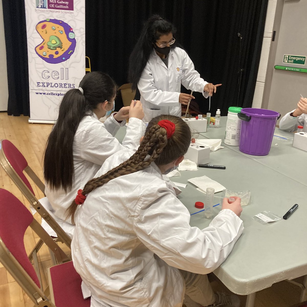 Cellexplorers's tweet photo. Thank you so much to facilitators today: new volunteers Sravani and @fiacamille &amp; experienced volunteers @aoifenichonail &amp; @criodanomurchu, led by @CiaraShortiss. We would not exist without you! #sciencerolemodels #ScienceisforEveryone #BelieveinScience #travellerethnicityweek https://t.co/Xonebt4rYV