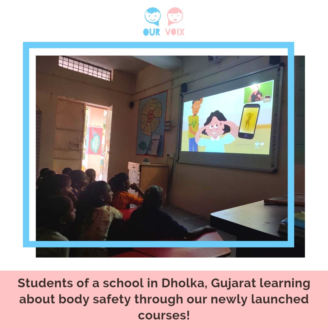 ourvoix's tweet photo. With Our Voix's Child Safety Courses, give your child the right resources to stay safe in today's world. So many mothers and teachers did and now you can too!

Head to the link to register today: https://t.co/hlCwriLHUS

#ourvoix #safetyaclickaway #superbuddies #animatedmovies https://t.co/GFM0pYlGcL