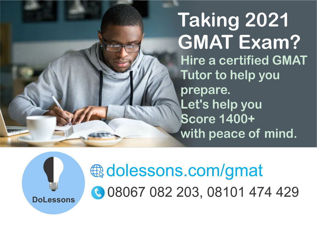 TrafficChiefNG's tweet photo. Taking the GMAT in 2022?
Hire an expert GMAT tutor to help you overcome the Test pitfalls and ace it at a sitting!
Visit: https://t.co/aLANDF0LSz
Call: 08067082203
Follow: @DoLessons
#GMAT #GMATTutor #Lessons #Teacher https://t.co/D6GdyGua59
