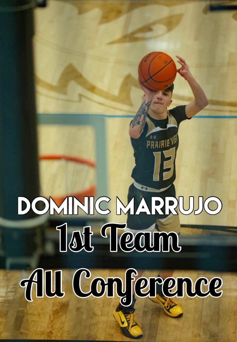 PVThunderhawkBB's tweet photo. Congratulations to @DominicMarrujo 
 for being named EMAC 1st team all conference.4x all conference player, 1000 point scorer, one of the best to ever do it for Praire View! https://t.co/GKgK7epKGk