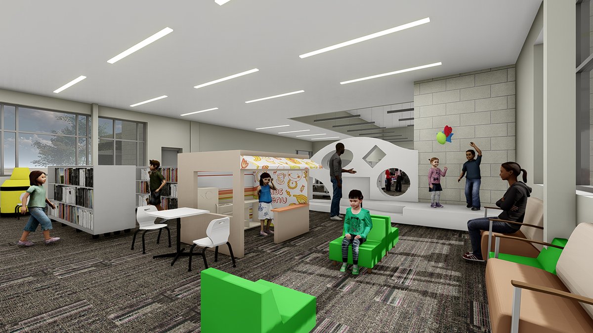 cincylibrary's tweet image. Get a first look at renderings of the Walnut Hills #NextGenLibrary! 😍

The renovations will maintain the building&apos;s historic elements while nearly doubling its square footage. Completion is set for this year! Details: cinlib.org/next-gen-walnu…