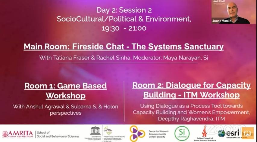 ammachilabs's tweet image. The last session for Day 2 of the AWESOME conference is here! Dr. Joost Monks, Executive Director, Norrag; welcomed the participants and launched the Concurrent Breakout Sessions!
#AWESOMEconference 
@si_mumbai @Sys_innovation @Esri @icssr @AMRITAedu @NorragJoost