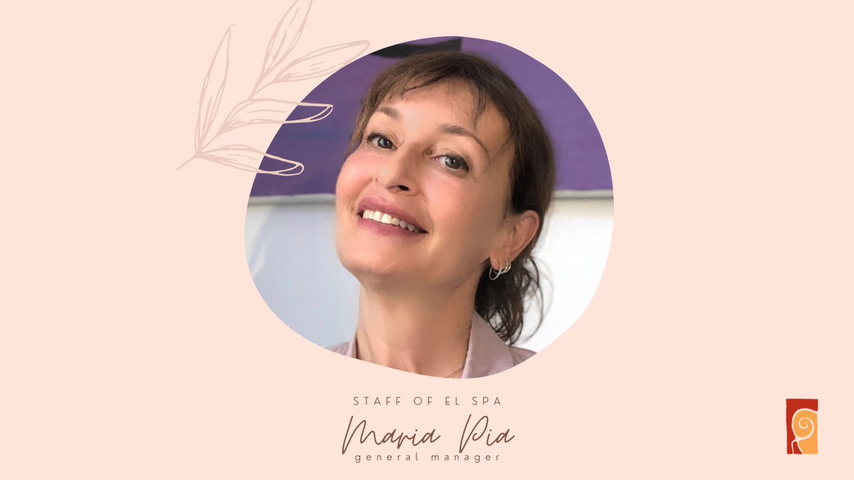 elsparome's tweet photo. #ElSpa introduces Maria Pia.
Her continuous #enthusiasm and her #sweet and #welcoming ways towards the group turn it into a family!
Keep following us to know all the Staff of El Spa, the Spa made with Love 💖.
https://t.co/VE3ftEtl3R https://t.co/PJdWF0Fjab
