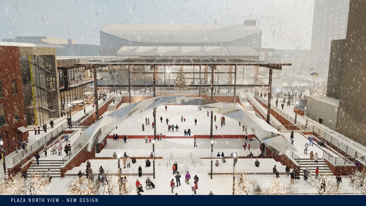 GainbridgeFH's tweet photo. We’re excited to announce the newly named Bicentennial Unity Plaza will be home to a community basketball court that will be converted to a seasonal ice rink, new public art and more thanks to a $28.47 million grant from Lilly Endowment Inc.

Info: https://t.co/vbxVWdvFs5 https://t.co/oob7O0byHZ