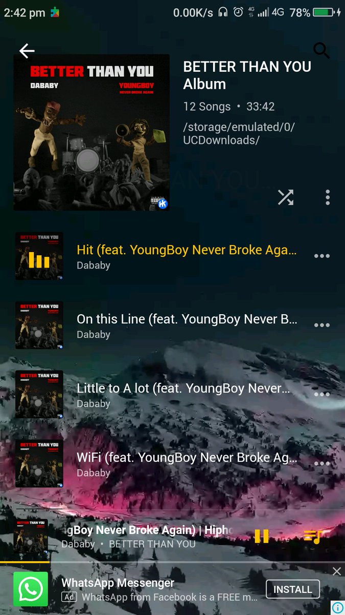 reuben_edmund's tweet photo. @DaBabyDaBaby " WiFi" mah fav track here  so hardddddd💥🎙💓 https://t.co/BhDKL2i9s6