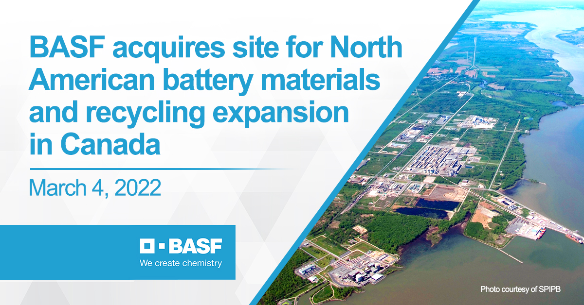 BASF Catalysts on Twitter "BASF signed an agreement to secure land for