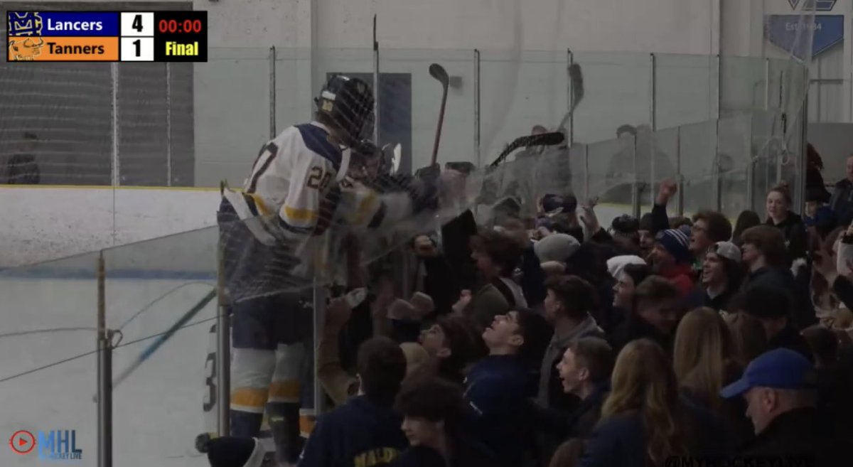 What hosting an MIAA home playoff game looks like. Why players should stay and play and not chase it someplace else. Enjoy the experience. It goes by fast. Grass is not always greener. #HSHockey <a href="/MCLancersHockey/">MaldenCatholicHockey</a> <a href="/MSHCA1/">Mass State High School Hockey Coaches Association</a> <a href="/Buccigross/">BucciOT.Com</a>