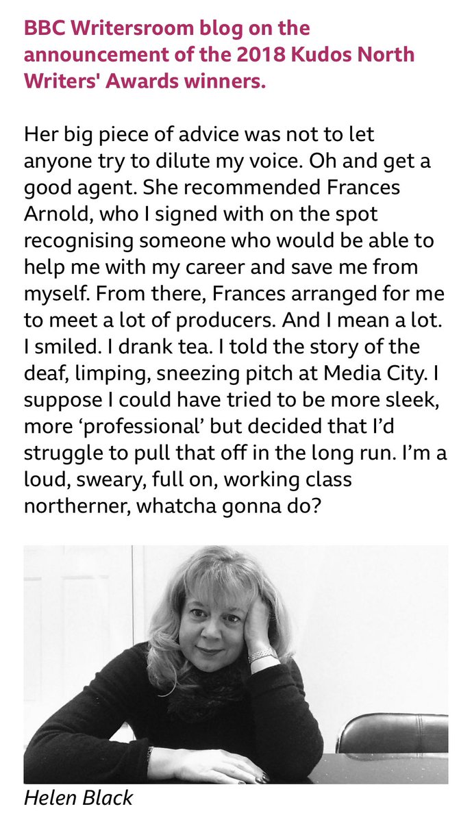 Feeling inspired and just-bloody-do-it having read <a href="/WriterHBlack/">Helen Black</a> blog on <a href="/bbcwritersroom/">BBC Writers</a> at lunch. Of course, I should have spent the time ACTUALLY writing, but still 🤷‍♀️