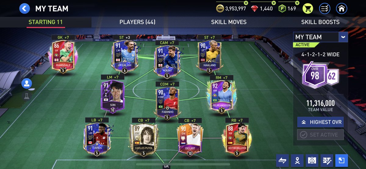 98 OVR ✅