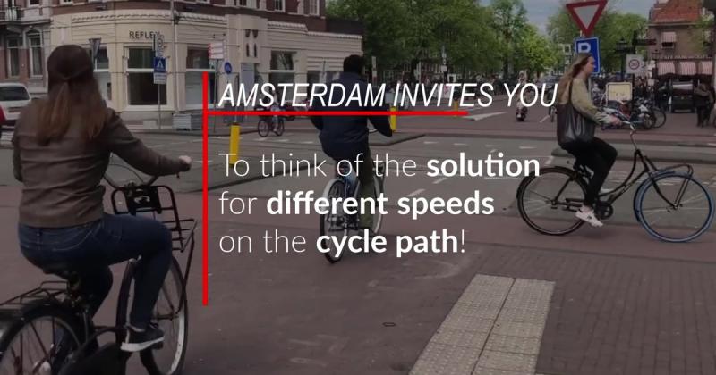 Wat een mooi initiatief! Natuurlijk horen wij daarbij met onze oplossing. Wij zijn inzending 15 met 'Speed reduction through real-time communication'. Stem jij ook op ons? Inzending 15. Ontzettend bedankt. Klik hier om jullie stem uit te brengen: bikecity.amsterdam.nl/nl/actueel/ste…